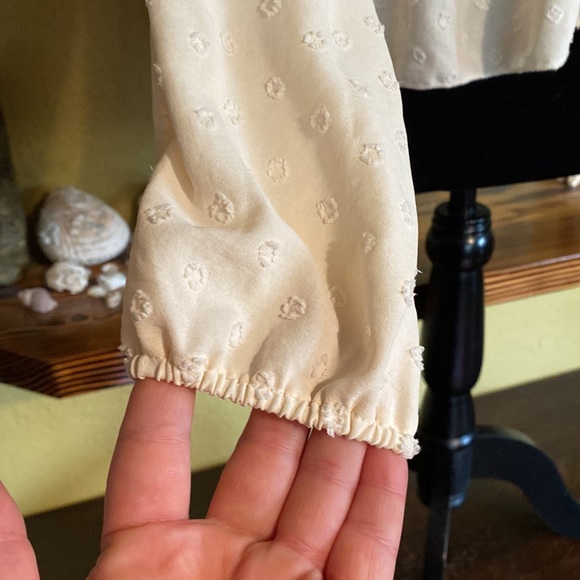 Shein Cropped Long sleeve V-neck Shirt - Picture 4 of 8